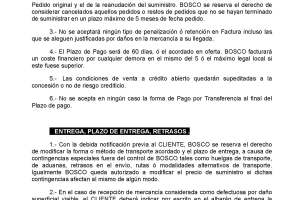 Condiciones de Contrato