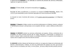 Contrato con Abogados