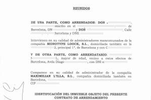 Contrato de compra inmueble