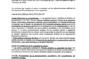 Condiciiones de licitación para empresas rusas